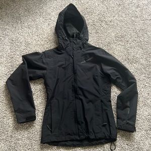Black XS Helly Hansen Rain Jacket